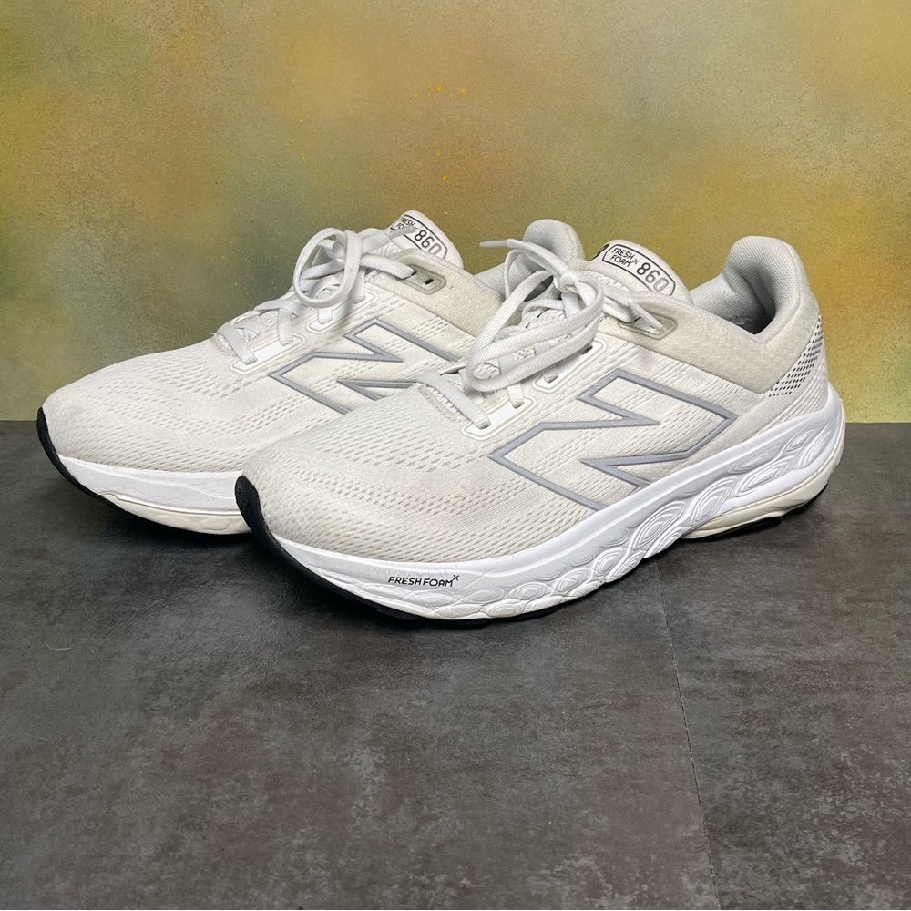 New Balance Fresh Foam X 860v14 Women's White Running Shoes Size 10.5B - Picture 4 of 16